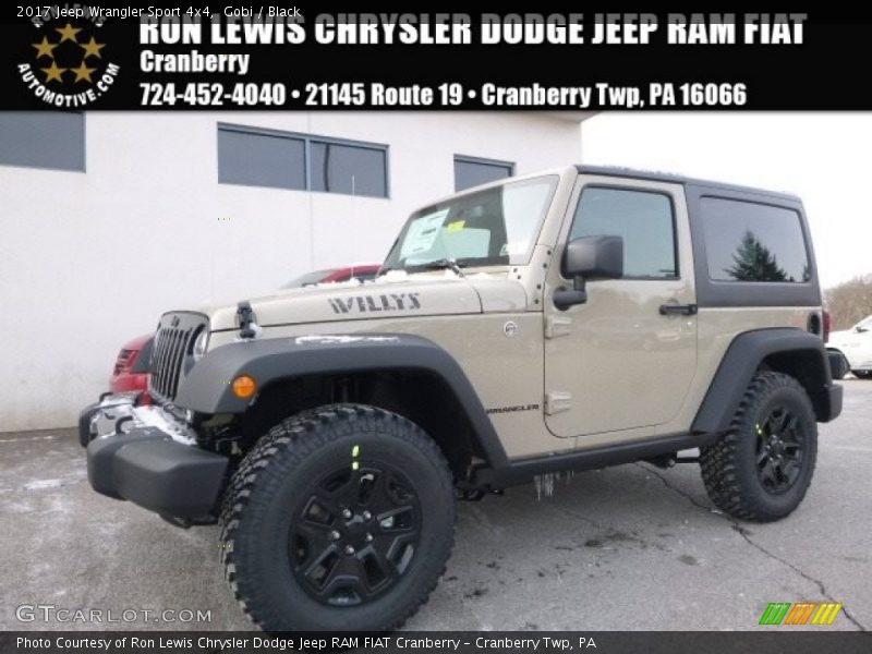 Gobi / Black 2017 Jeep Wrangler Sport 4x4