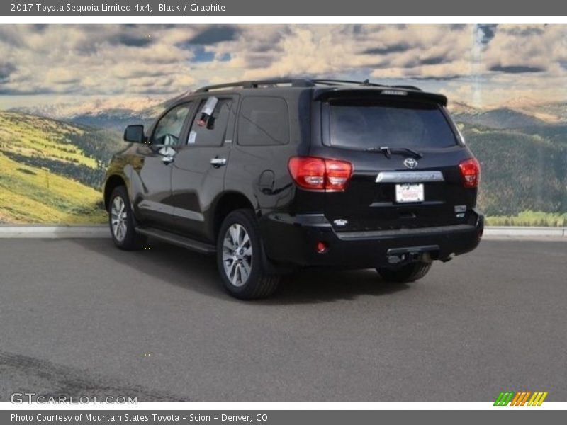 Black / Graphite 2017 Toyota Sequoia Limited 4x4
