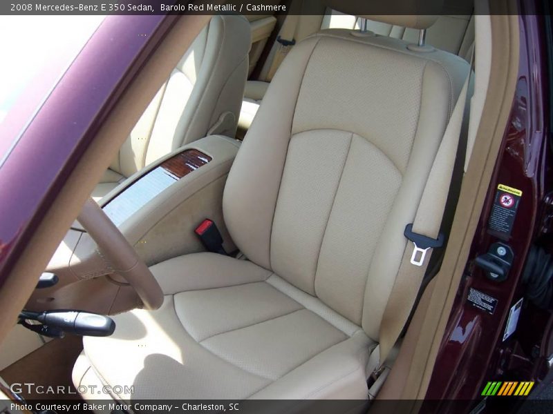 Barolo Red Metallic / Cashmere 2008 Mercedes-Benz E 350 Sedan