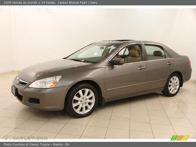 Carbon Bronze Pearl / Ivory 2006 Honda Accord EX-L V6 Sedan
