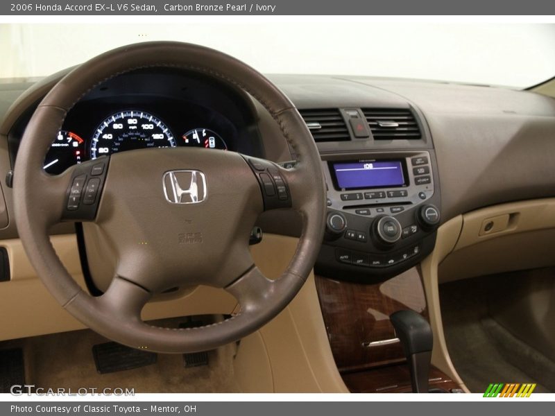 Carbon Bronze Pearl / Ivory 2006 Honda Accord EX-L V6 Sedan