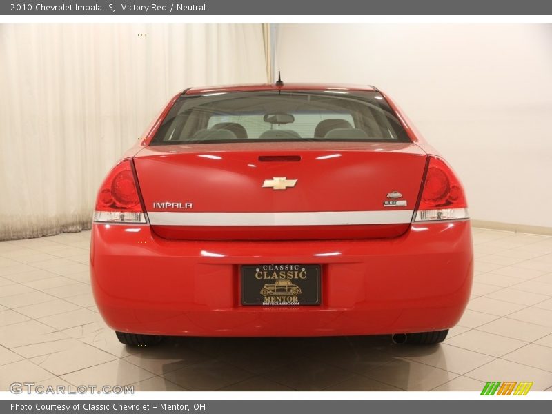 Victory Red / Neutral 2010 Chevrolet Impala LS