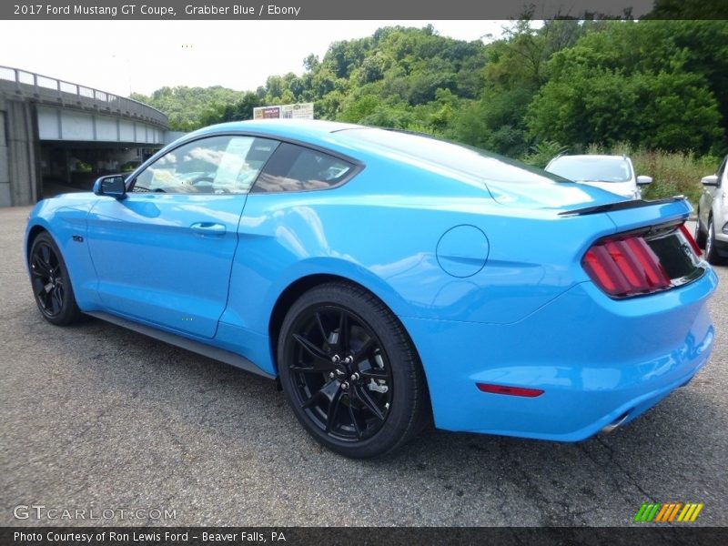 Grabber Blue / Ebony 2017 Ford Mustang GT Coupe