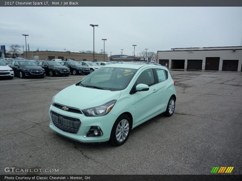 Mint / Jet Black 2017 Chevrolet Spark LT