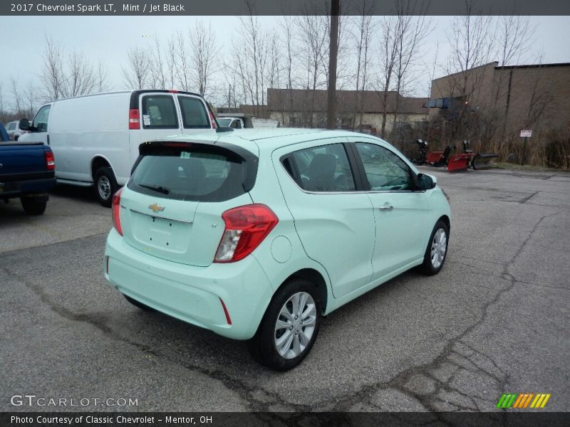 Mint / Jet Black 2017 Chevrolet Spark LT
