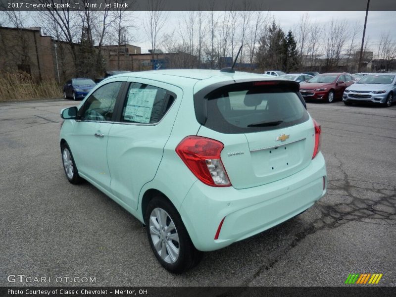 Mint / Jet Black 2017 Chevrolet Spark LT