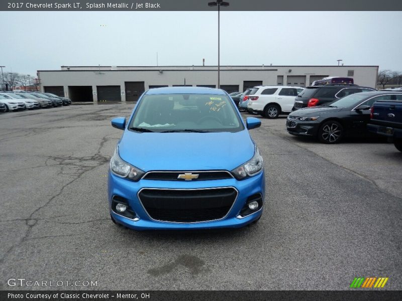 Splash Metallic / Jet Black 2017 Chevrolet Spark LT