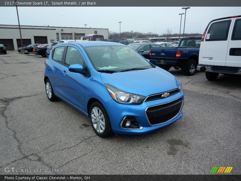 Splash Metallic / Jet Black 2017 Chevrolet Spark LT
