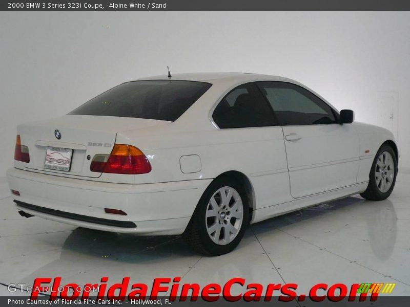 Alpine White / Sand 2000 BMW 3 Series 323i Coupe