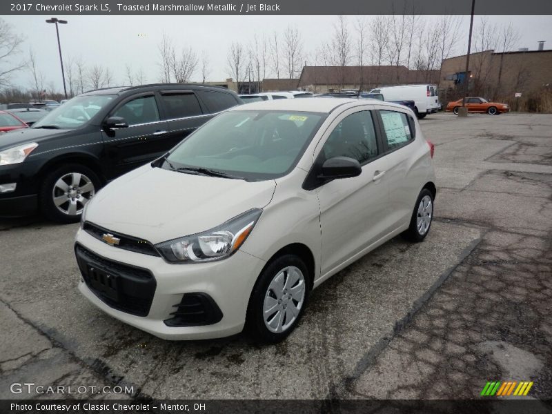 Toasted Marshmallow Metallic / Jet Black 2017 Chevrolet Spark LS