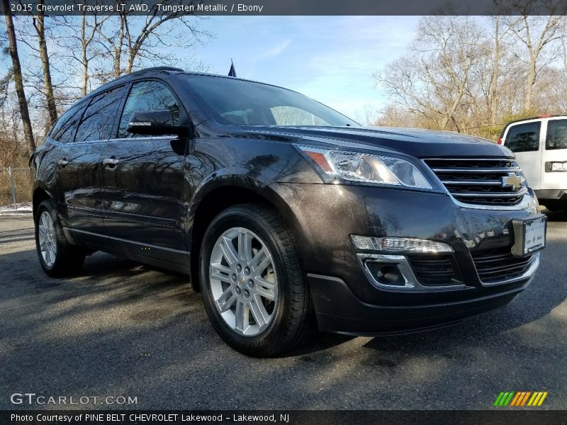 Tungsten Metallic / Ebony 2015 Chevrolet Traverse LT AWD