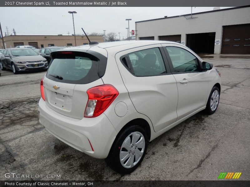 Toasted Marshmallow Metallic / Jet Black 2017 Chevrolet Spark LS