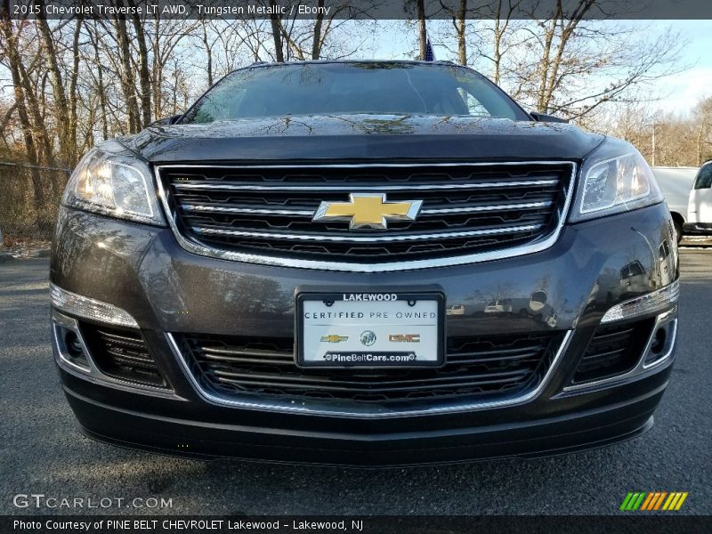Tungsten Metallic / Ebony 2015 Chevrolet Traverse LT AWD