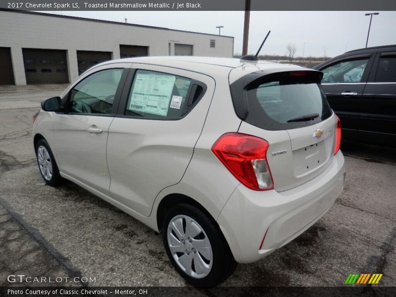 Toasted Marshmallow Metallic / Jet Black 2017 Chevrolet Spark LS