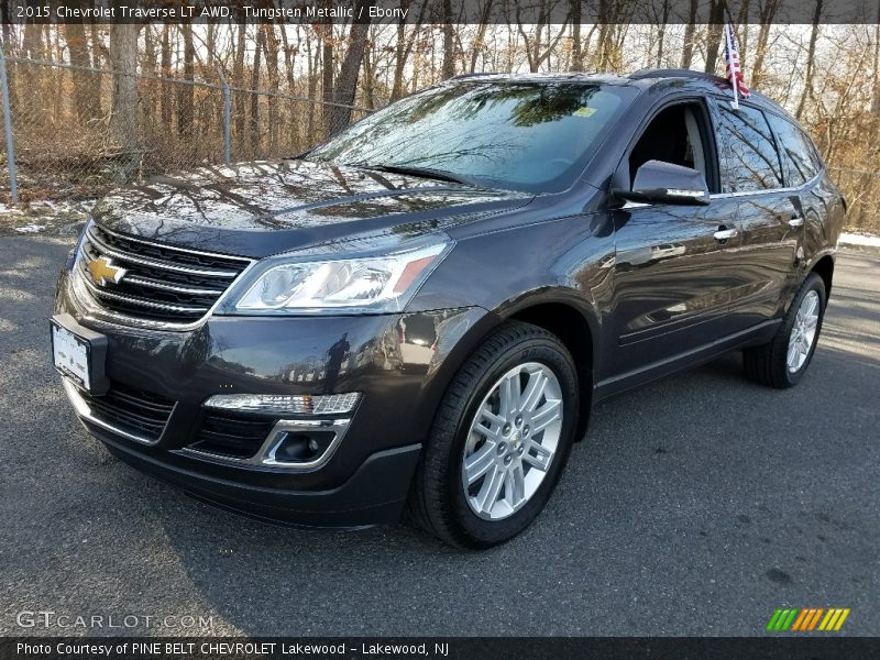 Tungsten Metallic / Ebony 2015 Chevrolet Traverse LT AWD
