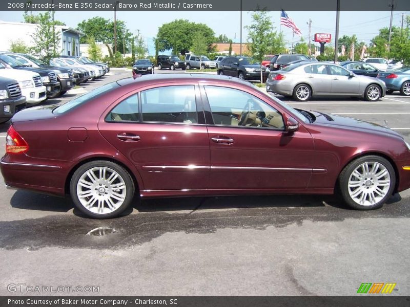 Barolo Red Metallic / Cashmere 2008 Mercedes-Benz E 350 Sedan