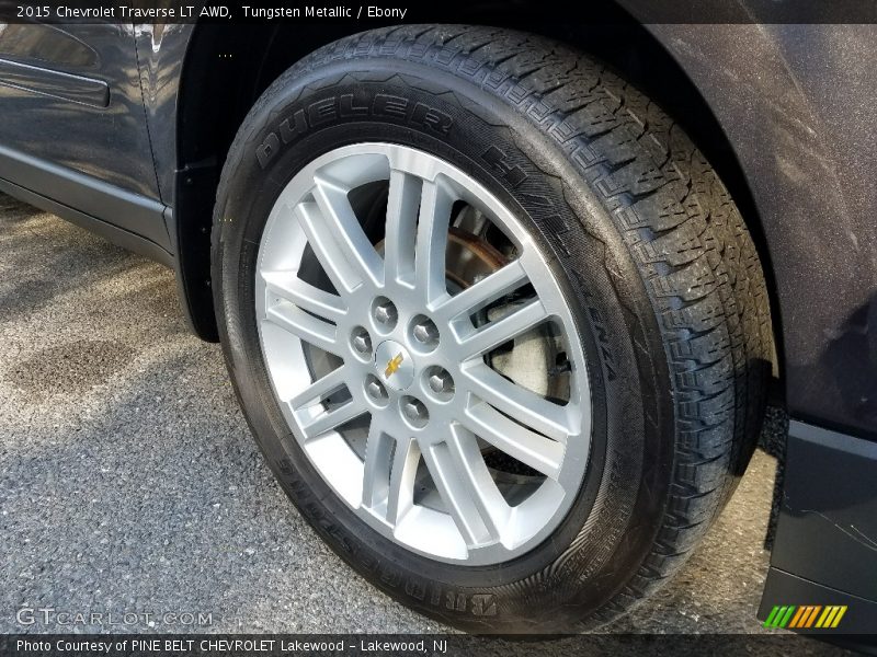 Tungsten Metallic / Ebony 2015 Chevrolet Traverse LT AWD