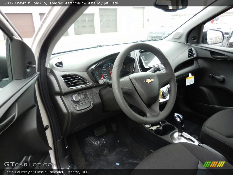 Toasted Marshmallow Metallic / Jet Black 2017 Chevrolet Spark LS
