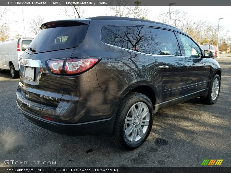 Tungsten Metallic / Ebony 2015 Chevrolet Traverse LT AWD