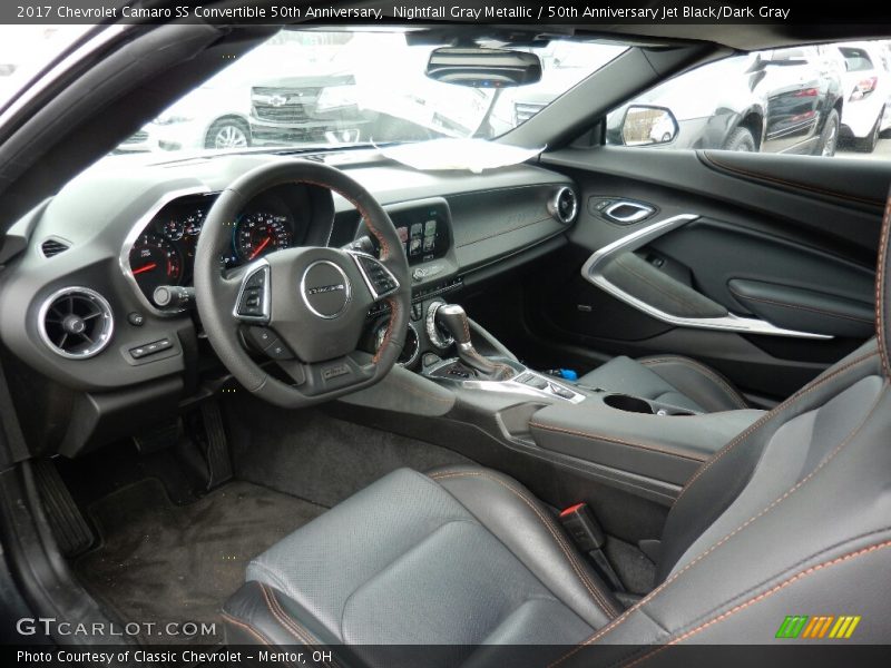 Nightfall Gray Metallic / 50th Anniversary Jet Black/Dark Gray 2017 Chevrolet Camaro SS Convertible 50th Anniversary