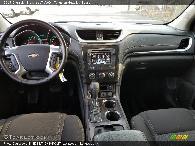 Tungsten Metallic / Ebony 2015 Chevrolet Traverse LT AWD