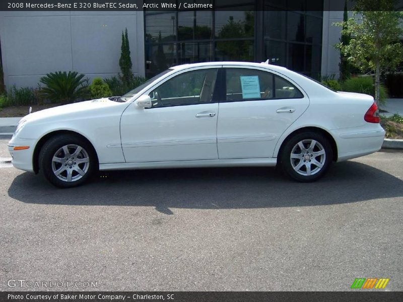Arctic White / Cashmere 2008 Mercedes-Benz E 320 BlueTEC Sedan