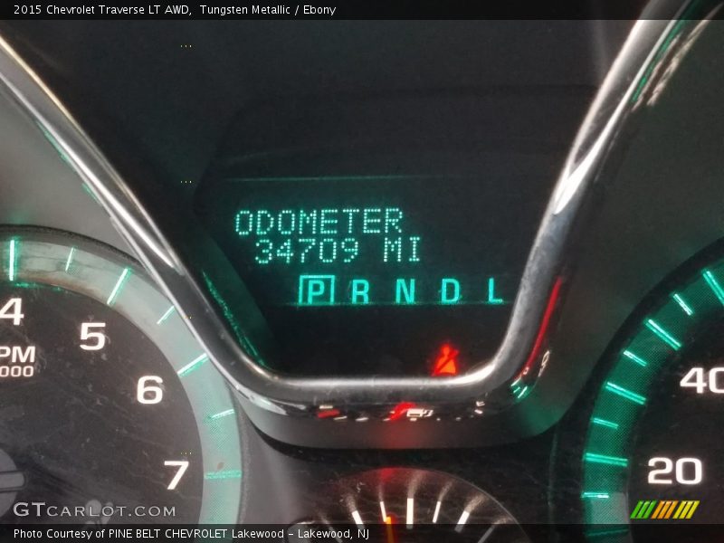 Tungsten Metallic / Ebony 2015 Chevrolet Traverse LT AWD