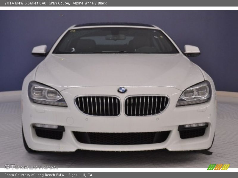 Alpine White / Black 2014 BMW 6 Series 640i Gran Coupe