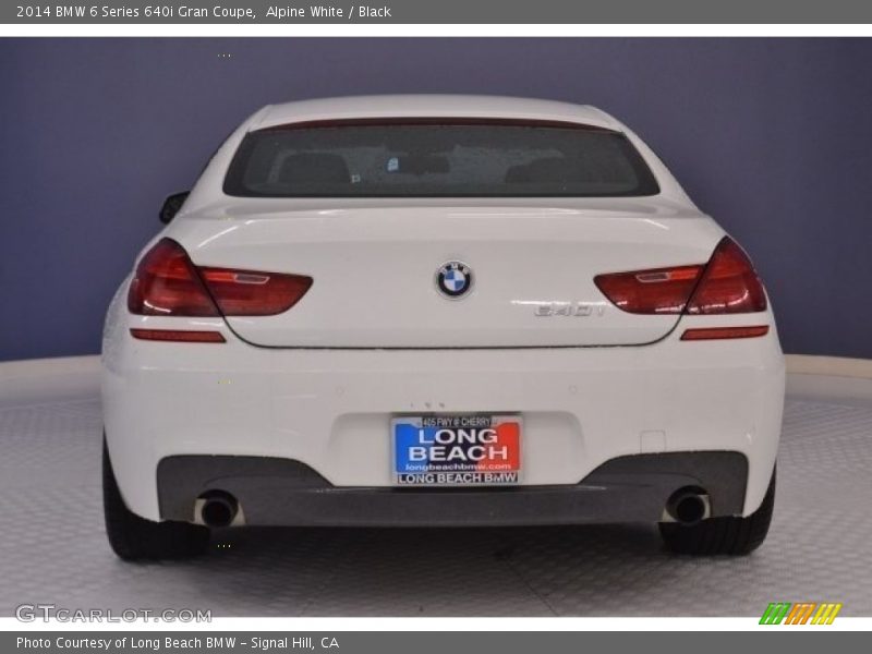 Alpine White / Black 2014 BMW 6 Series 640i Gran Coupe
