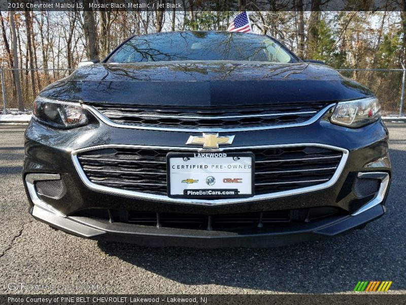 Mosaic Black Metallic / Jet Black 2016 Chevrolet Malibu LS