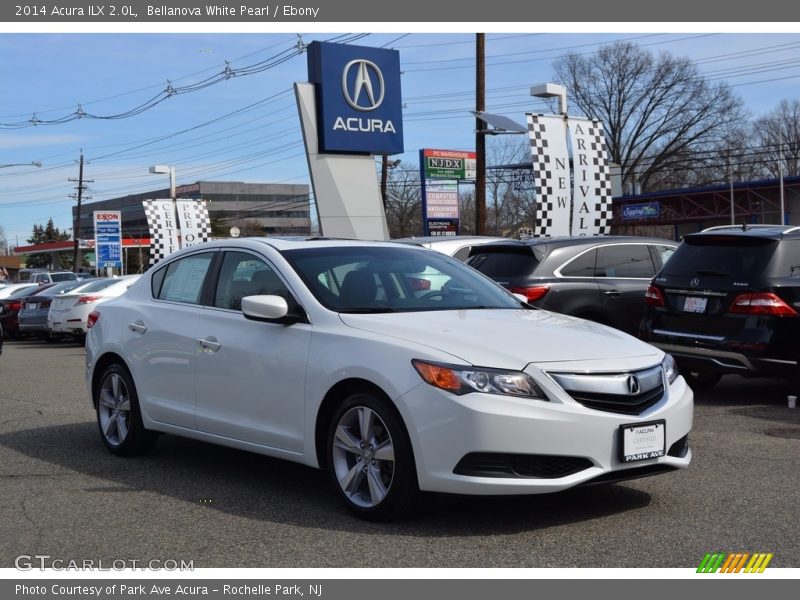 Bellanova White Pearl / Ebony 2014 Acura ILX 2.0L