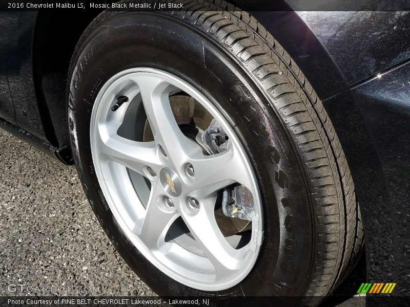 Mosaic Black Metallic / Jet Black 2016 Chevrolet Malibu LS