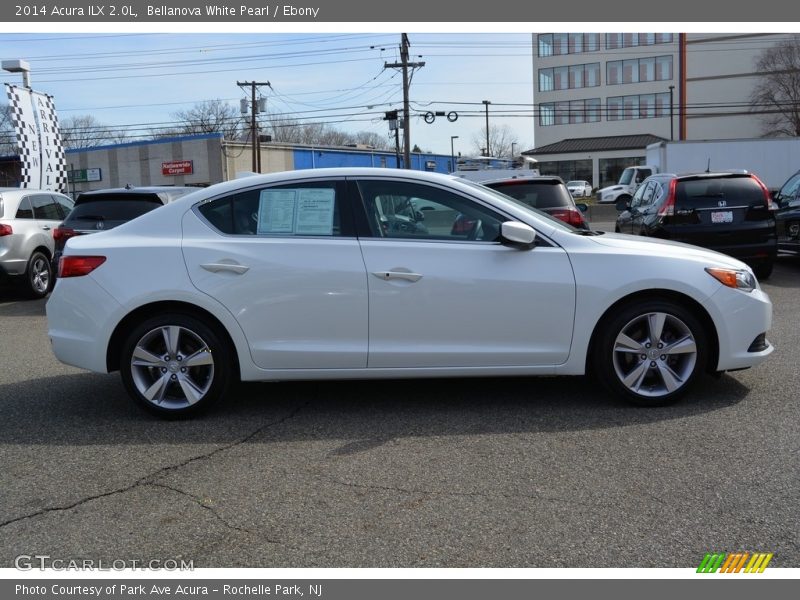 Bellanova White Pearl / Ebony 2014 Acura ILX 2.0L