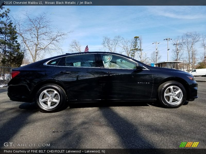 Mosaic Black Metallic / Jet Black 2016 Chevrolet Malibu LS
