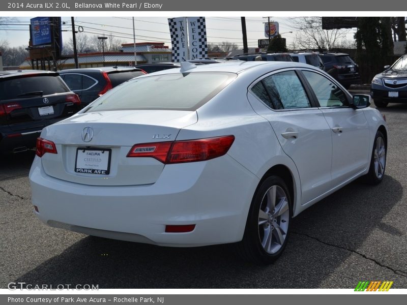 Bellanova White Pearl / Ebony 2014 Acura ILX 2.0L