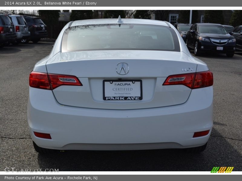 Bellanova White Pearl / Ebony 2014 Acura ILX 2.0L