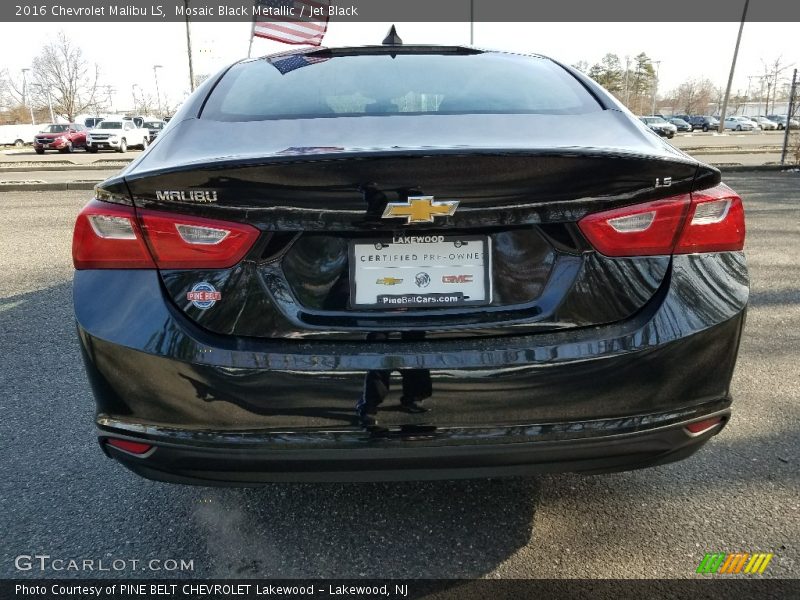Mosaic Black Metallic / Jet Black 2016 Chevrolet Malibu LS