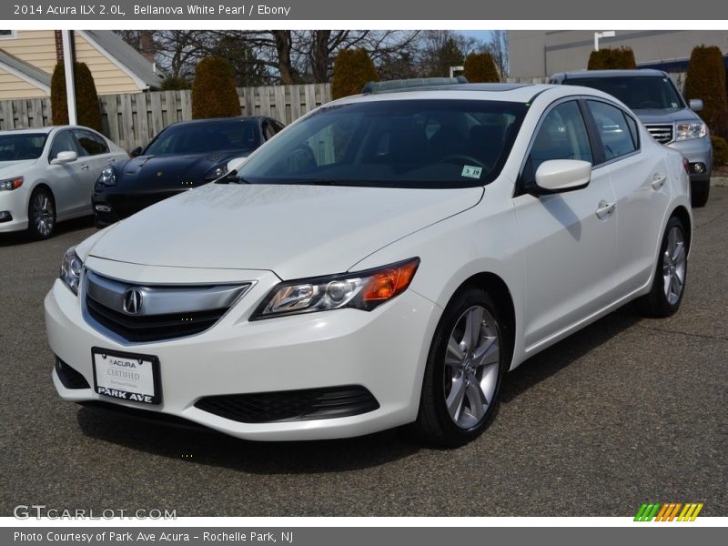Bellanova White Pearl / Ebony 2014 Acura ILX 2.0L