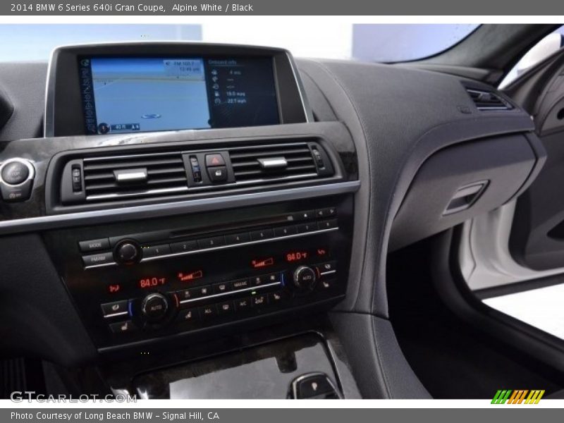 Alpine White / Black 2014 BMW 6 Series 640i Gran Coupe