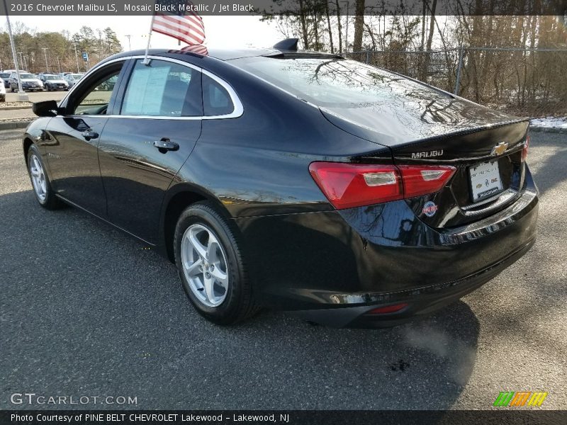 Mosaic Black Metallic / Jet Black 2016 Chevrolet Malibu LS