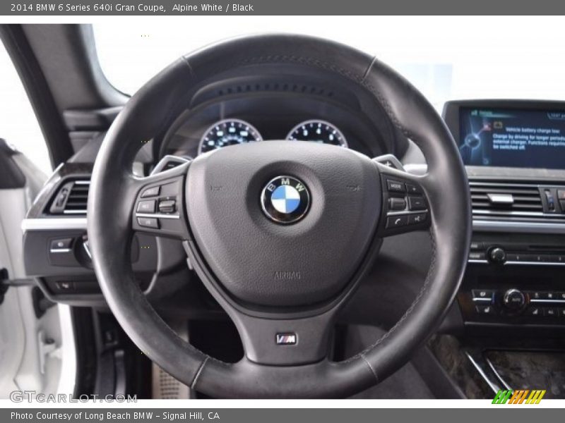 Alpine White / Black 2014 BMW 6 Series 640i Gran Coupe