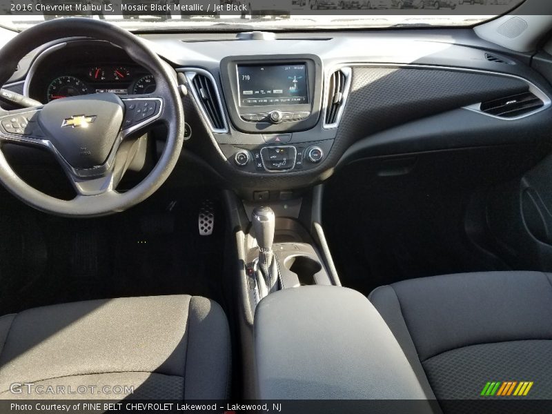 Mosaic Black Metallic / Jet Black 2016 Chevrolet Malibu LS