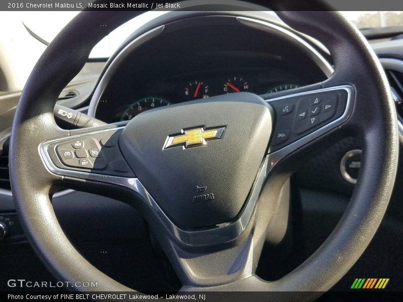 Mosaic Black Metallic / Jet Black 2016 Chevrolet Malibu LS