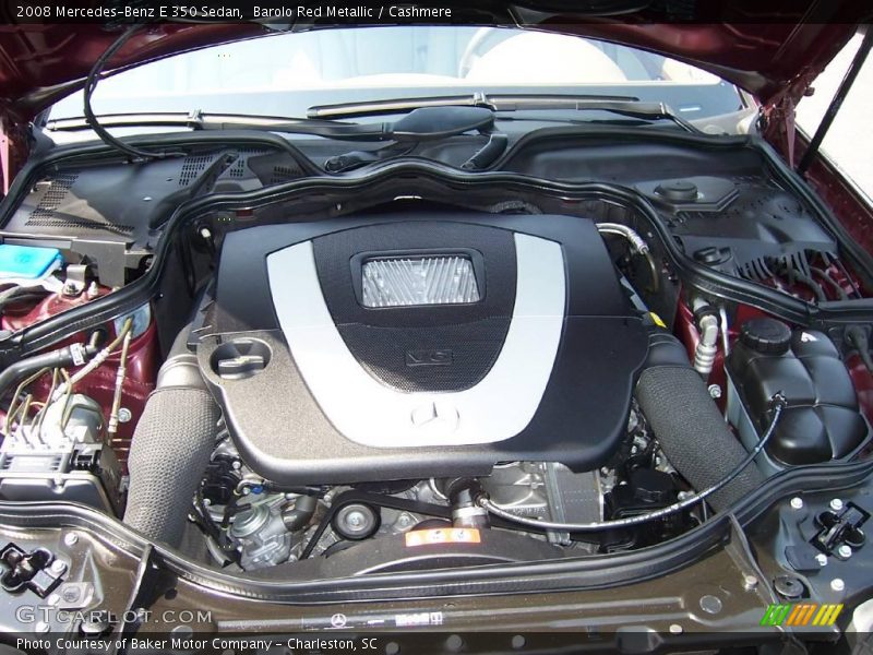Barolo Red Metallic / Cashmere 2008 Mercedes-Benz E 350 Sedan