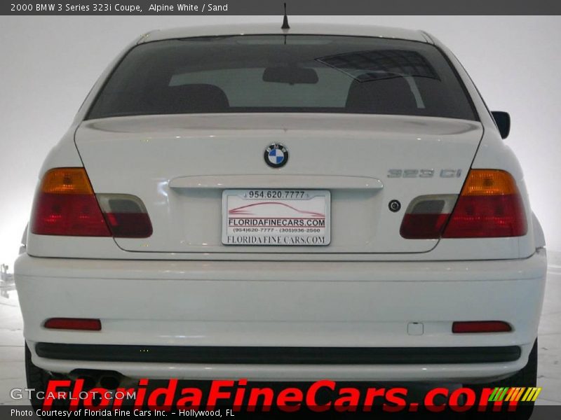 Alpine White / Sand 2000 BMW 3 Series 323i Coupe