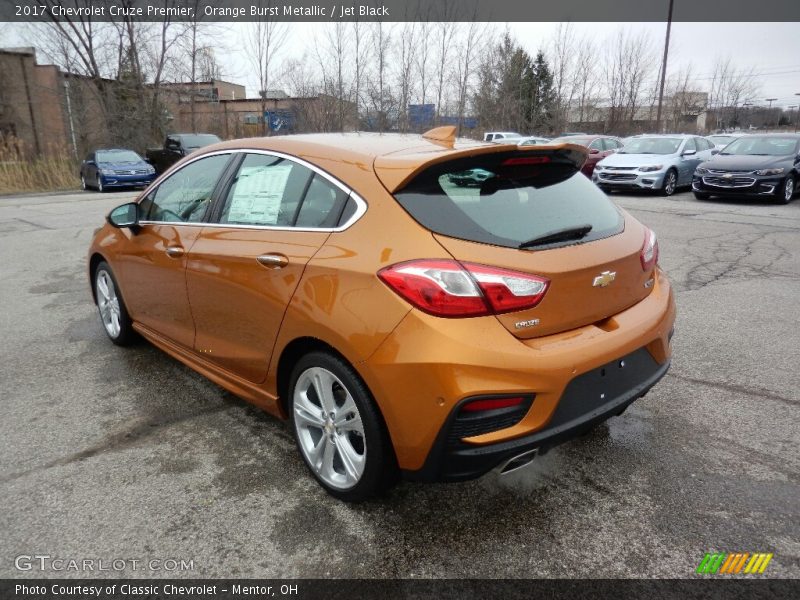 Orange Burst Metallic / Jet Black 2017 Chevrolet Cruze Premier