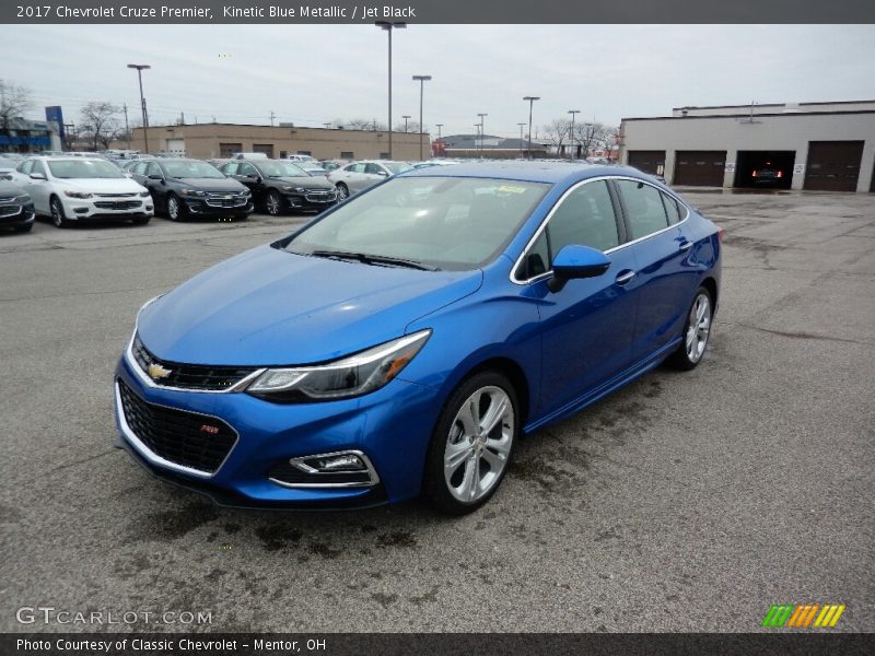 Kinetic Blue Metallic / Jet Black 2017 Chevrolet Cruze Premier
