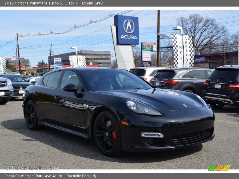 Black / Platinum Grey 2012 Porsche Panamera Turbo S