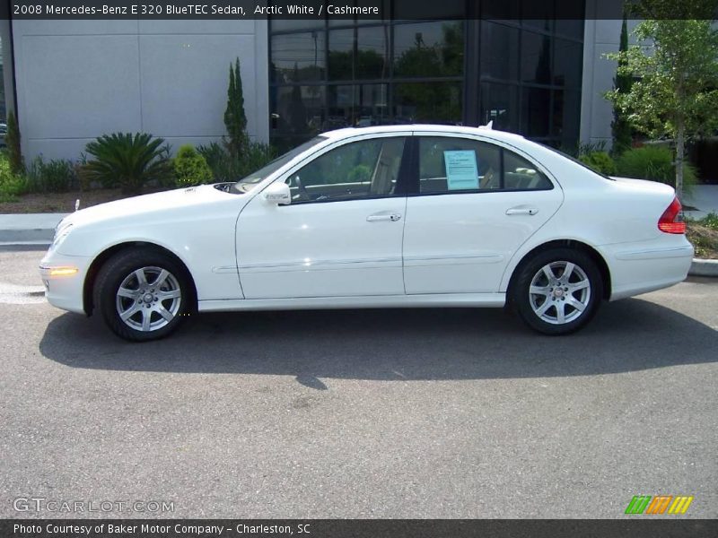 Arctic White / Cashmere 2008 Mercedes-Benz E 320 BlueTEC Sedan