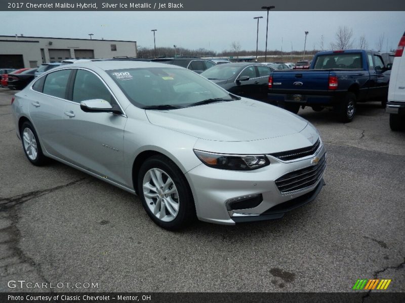 Silver Ice Metallic / Jet Black 2017 Chevrolet Malibu Hybrid